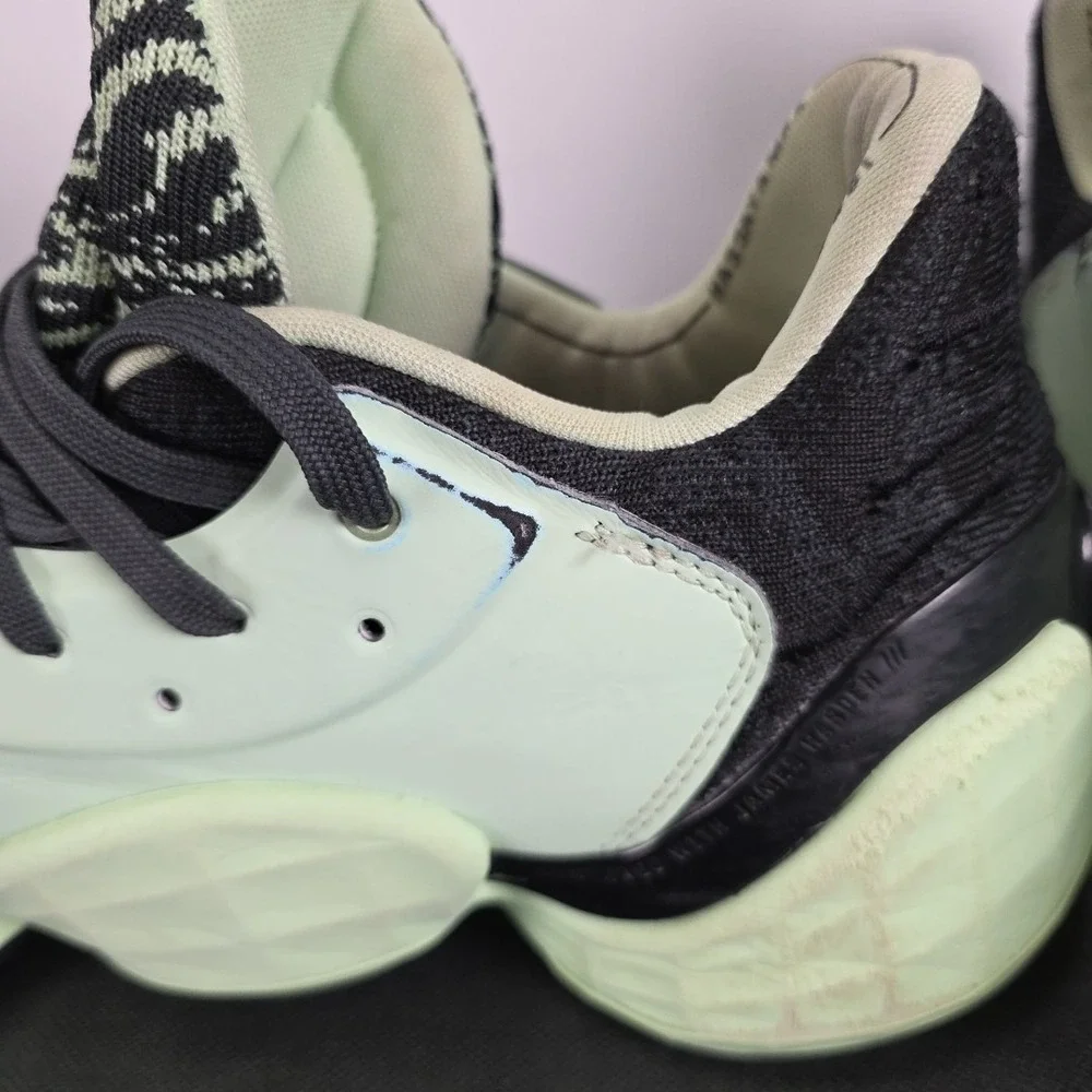 Size 13 - adidas Harden Vol.‎ 4 Glow Green Basketball Street Comfort Ball